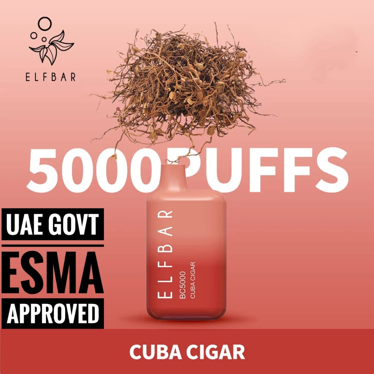 Elf Bar BC5000 Disposable Vape Kit 5000 Puffs cuba cigar