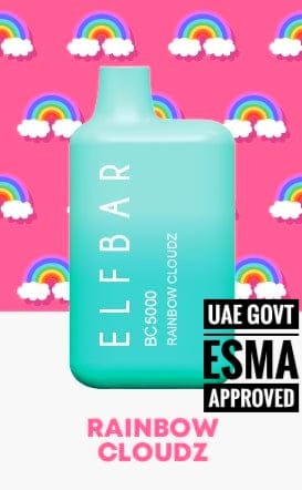 Elf Bar BC5000 Disposable Vape Kit 5000 Puffs Rainbow cloudz
