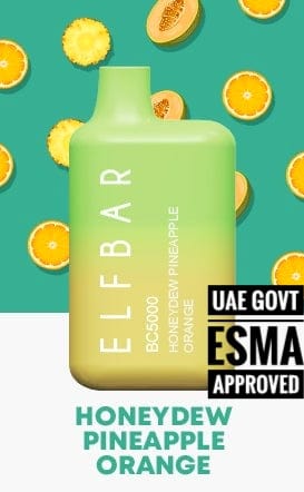 Elf Bar BC5000 Disposable Vape Kit 5000 Puffs Honeydew pineapple orange