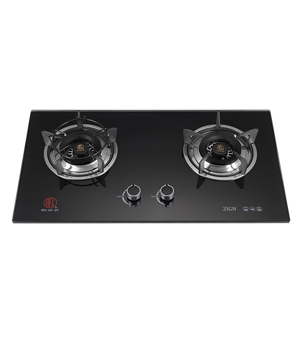 RFL Built In Glass Gas Stoves/HOB BH 21GN (Cylinder Gas)